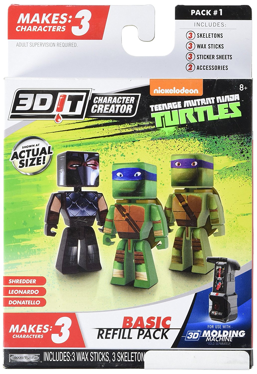 3DIT Character Creator TMNT Basic Refill Pack #1 - Click Image to Close