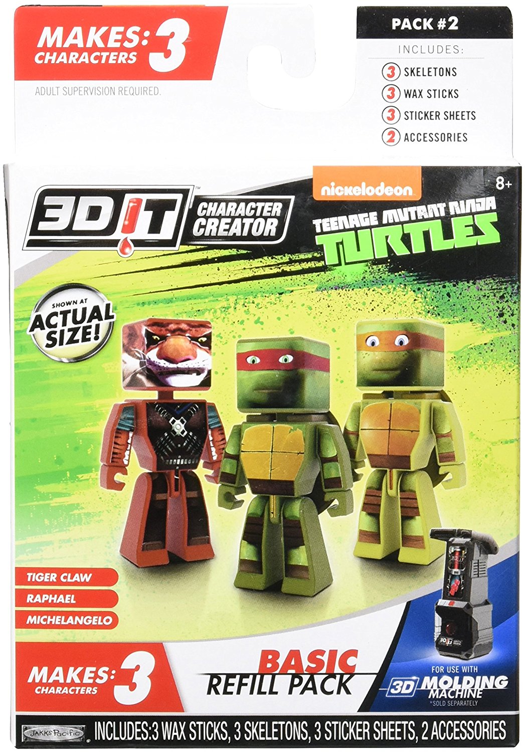 3DIT Character Creator TMNT Basic Refill Pack #2 - Click Image to Close