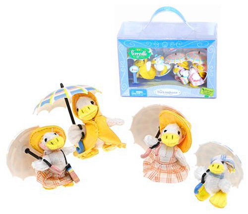 Furryville The Duckinghams in the Rain Figures - Click Image to Close