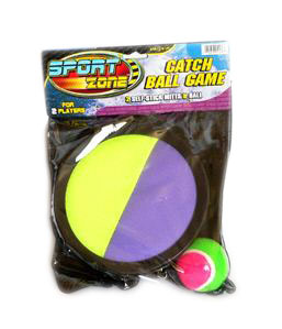 Velcro Volley Catch Ball Game (Purple) - Click Image to Close