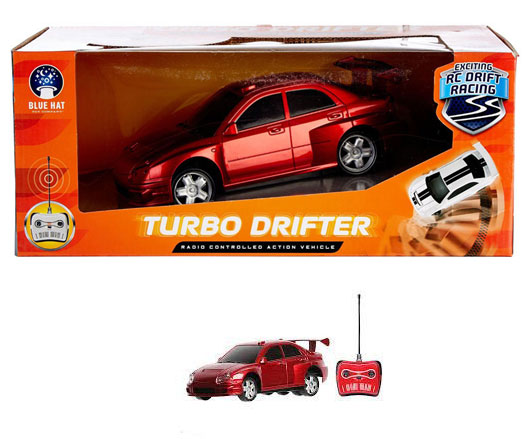Turbo Drifter R/C Radio Controlled Action Vehicle by Blue Hat