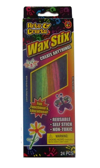 Arts & Crafts Wax Stix 24 Pieces